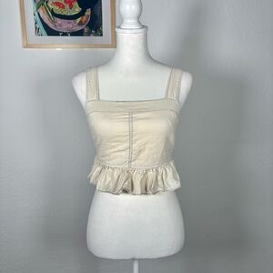 Urban Outfitters Cropped Denim Tank